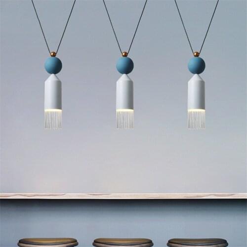 Nordic Geometric Aluminum Glass Strip Pendant Lights LivingRoom Kitchen DiningRoom Hanging Lights Bedroom Bedside Lamps Fixtures