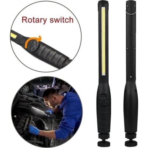LED Work Light USB Portable Rechargeable COB Work Light Magnetic Cordless Inspection Light for Car Repair/Home Use/Workshop