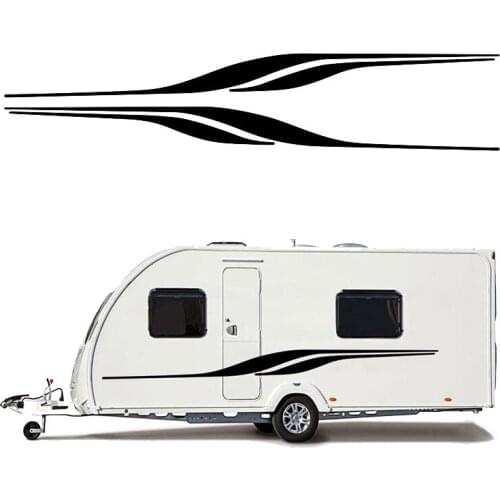 RV Motorhome Universal Body Sticker DIY Vinyl image Decal Sticker Decoration for Caravan Trailer Car