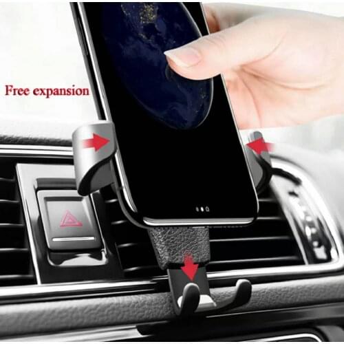 Universal Gravity Mobile Phone Holder, Car Ventilation Clip Suitable for Mobile Phone Navigation