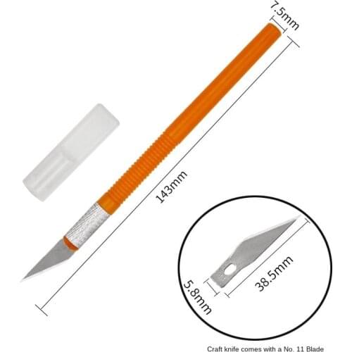 1Pcs Non-Slip Metal Blades Wood Carving Tools Fruit Food Craft Sculpture Engraving Utility Knife For Stationery Art Supplies