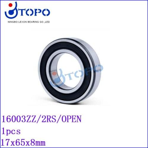 17*65*8mm Deep Groove Ball Bearings16003 ZZ/2RS/OPEN