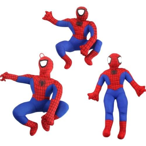 20-30cm The Avengers Superhero Spider-Man Plush Toy Spiderman Peter Parker Stuffed Dolls Birthday Gifts