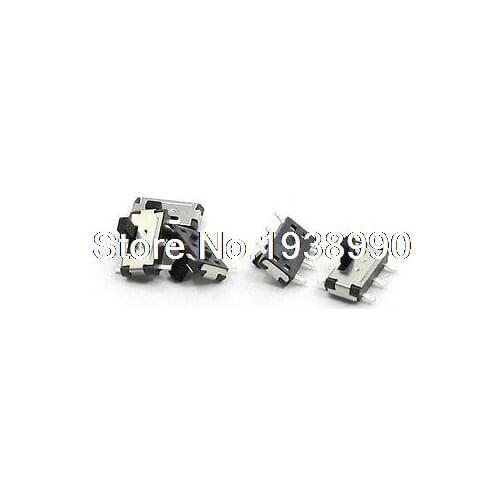 5PCS 2-Position 6 Pins DPDT Panel PCB Mount Mini SMD SMT Slide Switch 7x6x4mm
