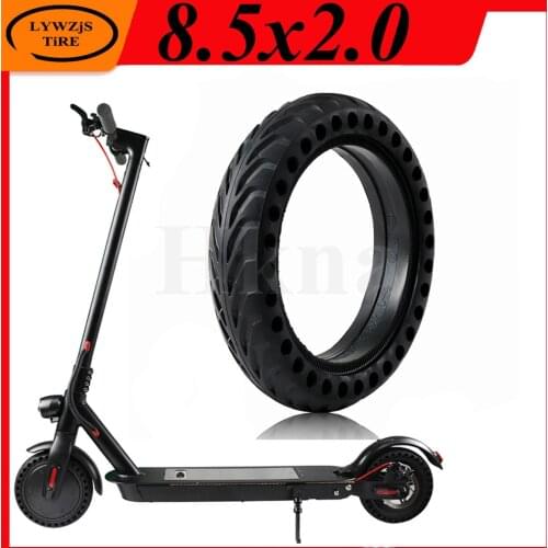 8 1/2x2 Solid Tire 8.5x2 Inch Hollow Tires for Xiaomi Mijia M365 Electric Scooter Non Pneumatic Solid Tyre