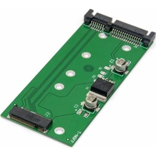 M.2 NGFF pcie pci express PCI-E 2 Lane SSD to 7mm 2.5" SATA 22pin hard disk case PCBA for E431 E531 X240S Y410P Y510P