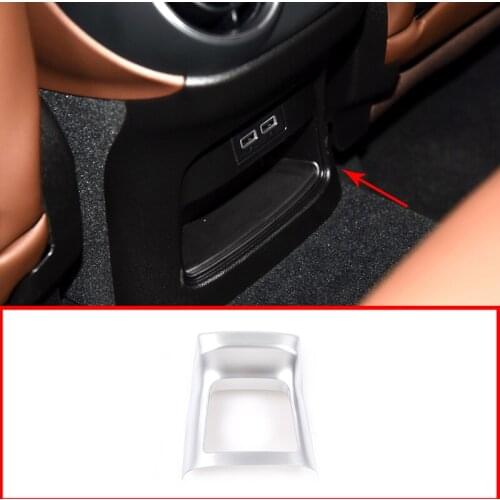 Rear Exhaust Vent Decorative Frame Trim For Alfa Romeo Stelvio 2017-2018 Rear Exhaust Vent Protection Cover Car Accessories