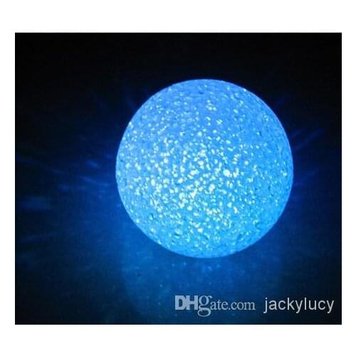 Diameter of 8 cm Colorful Crystal Ball Night Light EVA uPVC Lined Material LED Light Emitting Toys Wedding Decoration