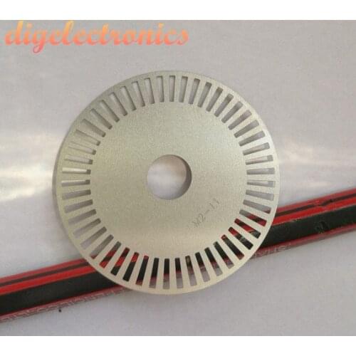 M2-11 Meter Wheel Photoelectric Speed Sensor Photoelectric Encoder 50 Grid Robot Speed Measuring Disc for Smart Robot Car Part