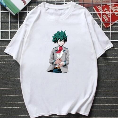 My Hero Academia Unisex T Shirt Midoriya Izuku Boku No Hero Academia Anime Manga Bakugou Graphic T-shirt Funny Cute Streetwear