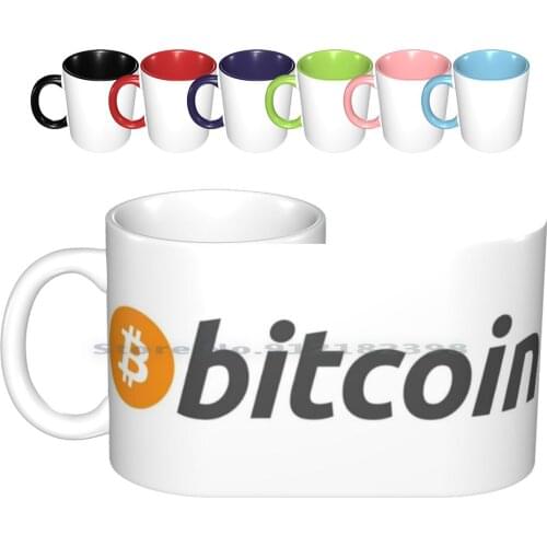 Bitcoin Logo Ceramic Mugs Coffee Cups Milk Tea Mug Bitcoin Crypto Cryptocurrency Hodl Bitcoin Gear Crypto Gear Crypto Crypto