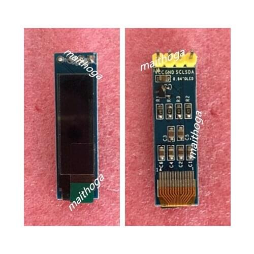 0.84 inch 14PIN Blue OLED Display Module SSD1306 Drive IC I2C Interface 96*16