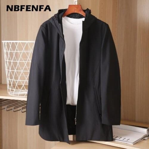 Men Trench Coat Windbreaker Waterproof Windproof Jackets Solid Sport Outwears Fashion Men Clothing Autumn Spring Jacket LX046