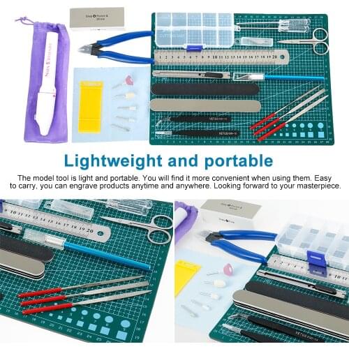 Model Building Tools Combo For Gundam Basic Tools Military Hobby Model DIY Craft Accessories For Train Railway Making Plier Kit