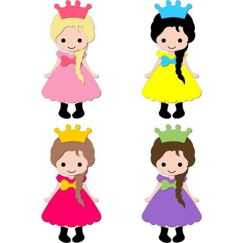 New princess Wooden die Scrapbooking C-130-2 Cutting Dies Compatible with most die cutting machines