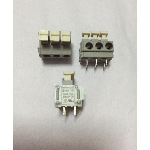 Original new 100% HB5.0 spring terminal 3-bit 10A300V AWG14-20