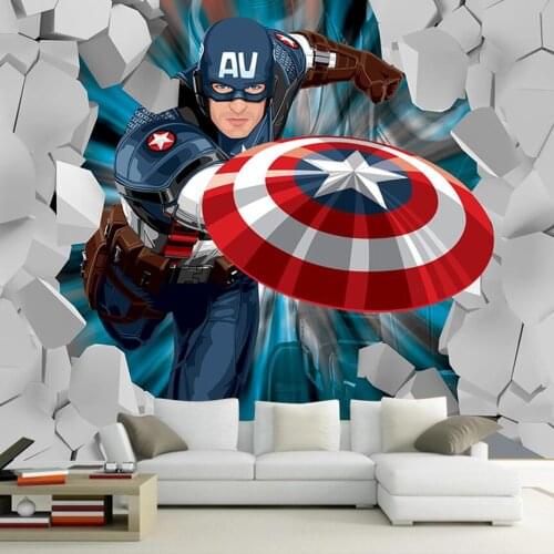 Custom Wallpaper 3D Creative Cartoon Themed Mural Childrens Room Kindergarten Boys Room Bedroom Decoration Poster Wall Painting