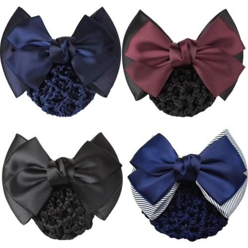 Professional Head Flower Hair Accessories Bow Bank Mobile Stewardess Nurse Work Hairpin