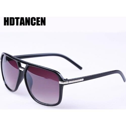 HDTANCEN Fashion Men Women Cool Square Style Gradient Sunglasses Driving Vintage Brand Design Cheap Sun Glasses Oculos De Sol