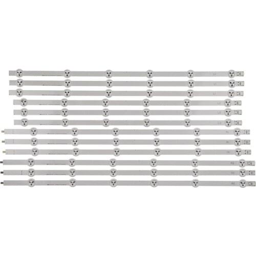 LED Backlight Lamp strip For Vizio E550I-A0 55'' V13 DRT Rev 0.0 1 L1 L2 R1 R2 Type 6916L-1433A 1434A 1435A 1436A LC550DUG-JFR1