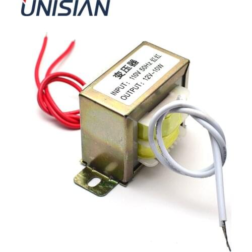 UNISIAN AC 12v 10W transformer input AC 110V 220V Output AC12V power supply Transformer for amplifer or tone board
