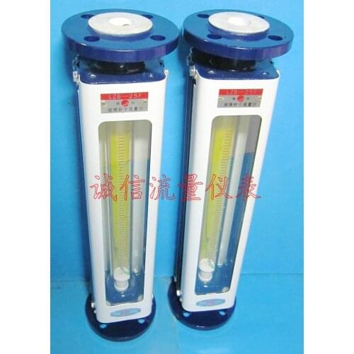 Yuyao Zhenxing LZB-25F anti corrosion glass rotor liquid flowmeter water gas acid base flow meter40-400L/h (liquid) anticorrosio