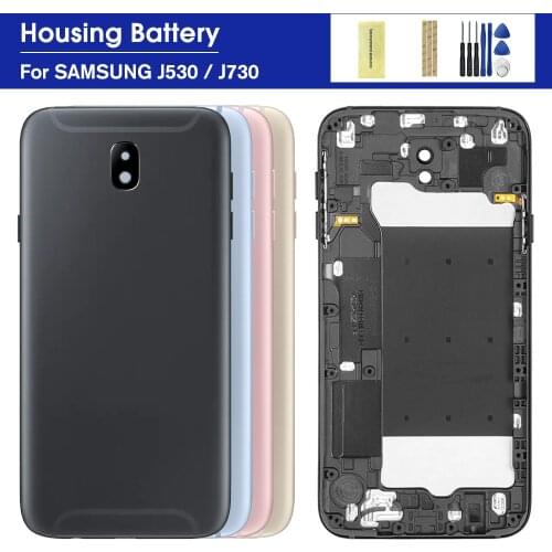 Battery Back Cover For Samsung Galaxy J5 Pro 2017 J530 J530F SM-J530F J7 Pro J730 J730F Rear Door Housing Case Replacement Parts