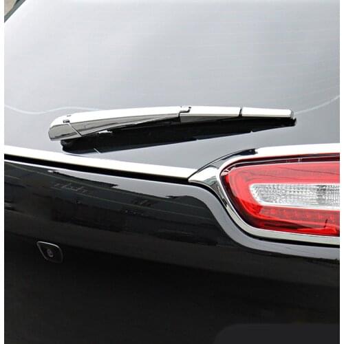 Car Rear Windshield Wiper Blade Cover For Jeep Cherokee (KL) 2014 2015 2016 2017 2018 2019 Decoration Glossy Chrome Promotion