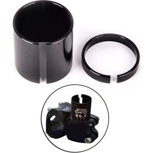 1Set Handlebar Stem Shim Bike Bicycle Stem Shim 25.4 to 28.6mm Bike Bicycle Ahead Stem Shim Reducer Conversion Variable Ring Set