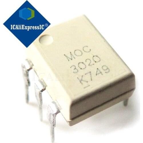 10PCS MOC3020 DIP6 DIP photocoupler new original In Stock