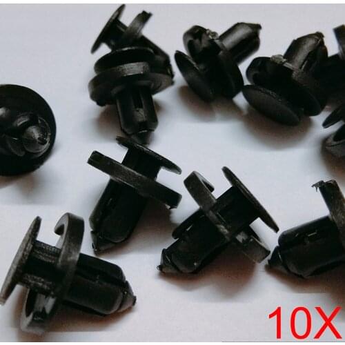 10x Pcs High Quality Bumper Auto Clips Push-Type Retainer A20349 For Nissan GT-R Maxima Sentra Versa 01553-09611 B04 fasteners