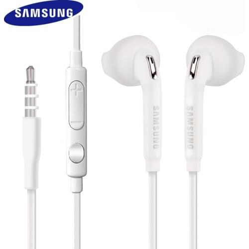 20 PCS High Quality S6 Earphone 3.5mm Stereo Earphones with mic Remote control For Samsung Galaxy S6 G9200