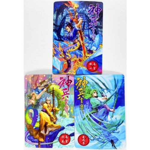 3pcs/set Shenbing Xuanqi Toys Hobbies Hobby Collectibles Game Collection Anime Cards