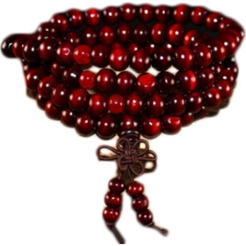 4 Color ! About 108 *0.8cm Prayer Beads Buddhist Buddha Bracelet Necklace Wooden Bangle Jewelry For Men /women Jewelry