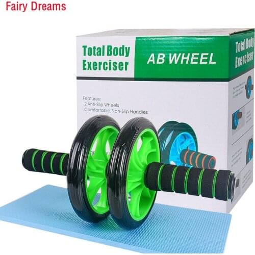 AB Wheel Roller Abdominal Exercise Home Fitness Equipment Abdominal Two And Three-Ab Roller Abdomen Thin Belly Mute
