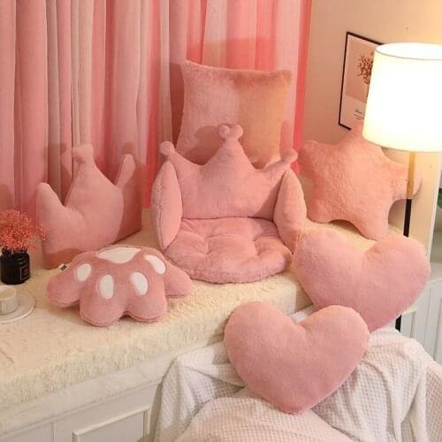 Bay Window Cushion Soft Sofa Pillow Kid Bedside Cushion Machine Washable Student Lying Pillow Baby Unisex Presents Room Decor