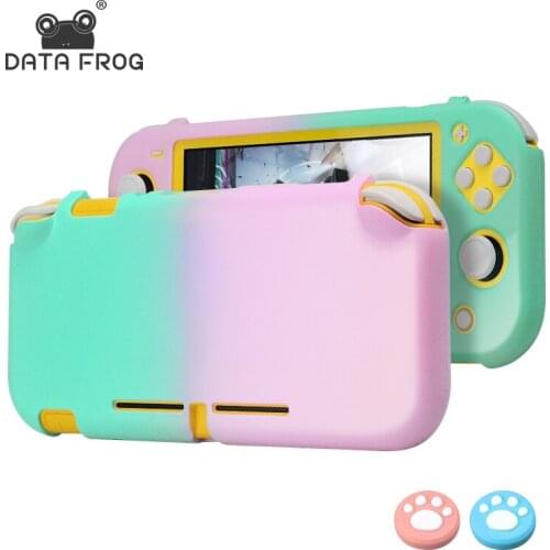 DATA FROG Two-Color Gradient Color Protective Shell for Nintendo Switch Lite Cover Case for Switch Lite Console Accessories