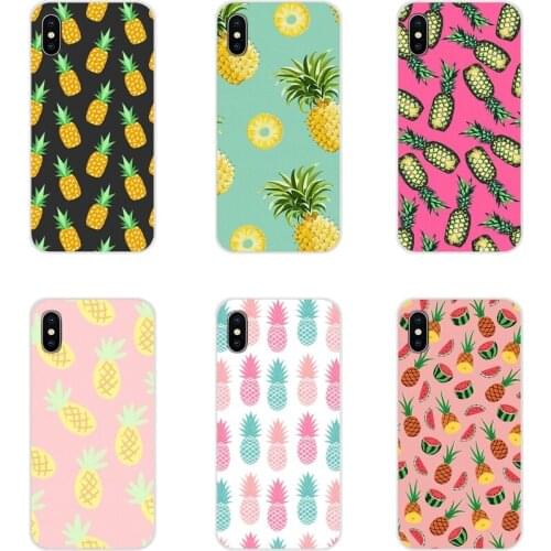 For Motorola Moto X4 E4 E5 G5 G5S G6 Z Z2 Z3 G G2 G3 C Play Plus Cell Phone Shell Covers Colorful Fruit Pineapple create texture
