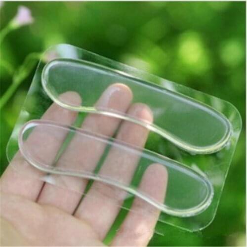 Rearfoot invisible silica gel stickers transparent slip-resistant feet shoes stickers high heel shoe pad insoles foot care hot