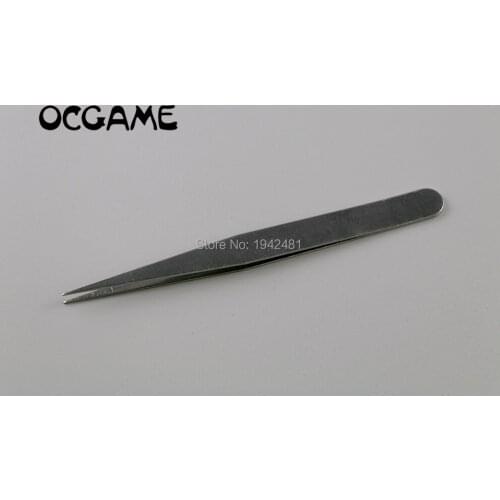 OCGAME 6pcs/lot High quality Straight Stainless Tweezers repair tool for game console mobile phone
