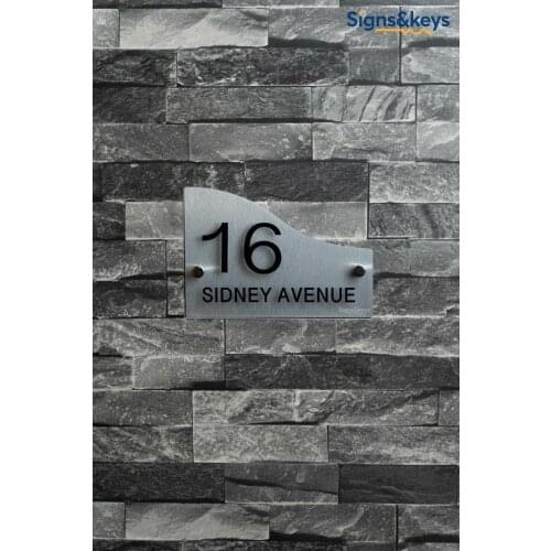 Personalised House Numbers Door Acrylic Sign Plaques Door Street Name Plate Wall