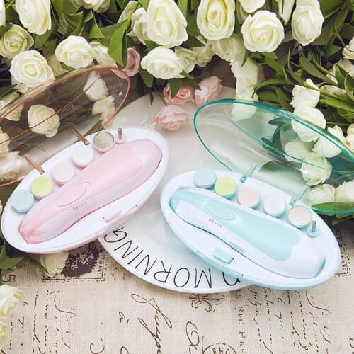 Portable Electric Kids Baby Nail Trimmer Manicure Pedicure Clippers Cutter Scissors Care Set USA Stock New Arrival