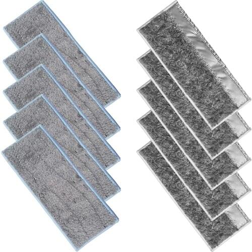 10 Pack Washable Mopping Pads for Braava Jet M Series M6 Robot Mop,5 Wet and 5 Dry Mopping Pads