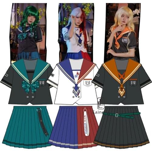 Anime My Hero Academia Cosplay Costumes Midoriya Izuku Bakugou Katsuki School Uniforms Clothes JK Dress Skirt