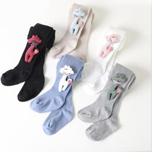 Colorful Childhood Printed Tights For Girls