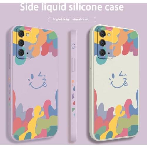 Colorful Case For Samsung Galaxy S21 S20 FE S10 Note 20 10 Ultra Plus A72 A52 A42 A32 A71 A51 A41 A31 A21S Soft Phone Cover Case