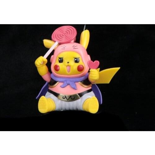 Pokemon Toys Pikachu COS Dragon Ball Majin Buu 9-10cm Action Figures Models Furnishing Articles Toy Gifts for Children