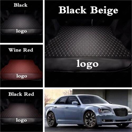 Custom Leather Cargo Rear Boot Liners for Chrysler 300C Grand Voyager Antiwear Auto Accessories Cars Sedan Trunk Protector Mats