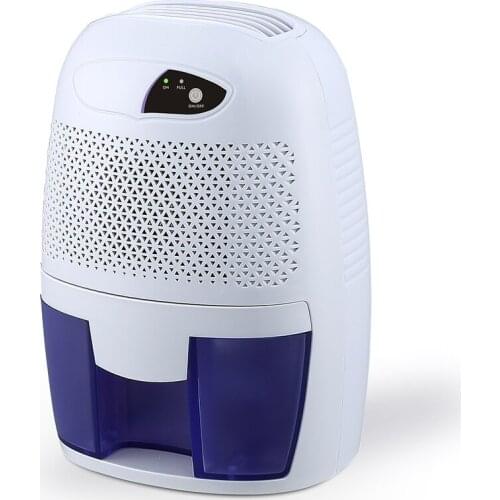 Mini Air Dryer Moisture Dehumidifier Absorber Electric Air Cooling Dryer with 500ML Water Tank for Home Bedroom Kitchen Office