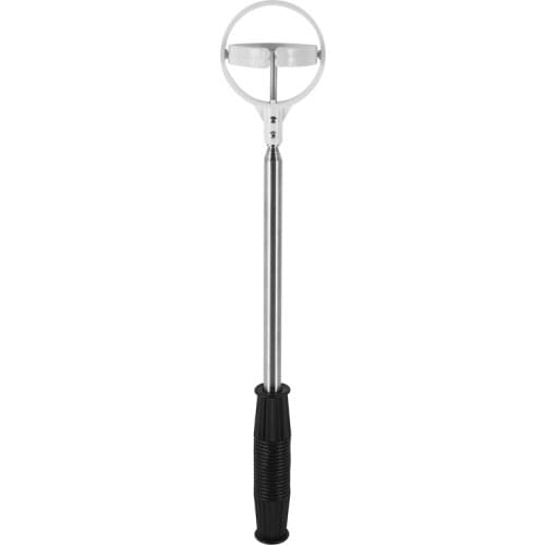 Golf Ball Pick Up Tools Telescopic Golf Ball Retriever Retracted Golf Pick Up Automatic Locking Scoop Picker White